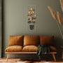 Wallity Alder - 077 Escultura de pared de metal multicolor